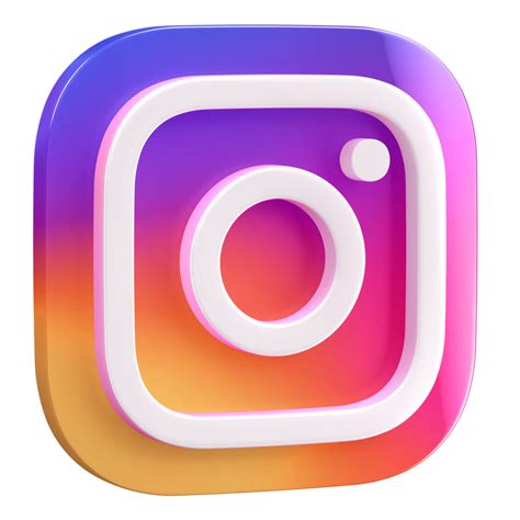 Instagram Logo 3d Illustration Png Pngs For Free Download