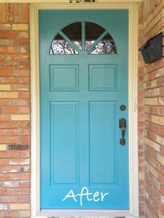 Medium gray house with dark turquoise door i kind of love this. 1000+ images about Front Porch/Front Doors on Pinterest ...