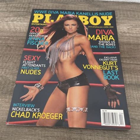 Playboy Magazine April Playmate Regina Deutinger Wwe Wwf Diva
