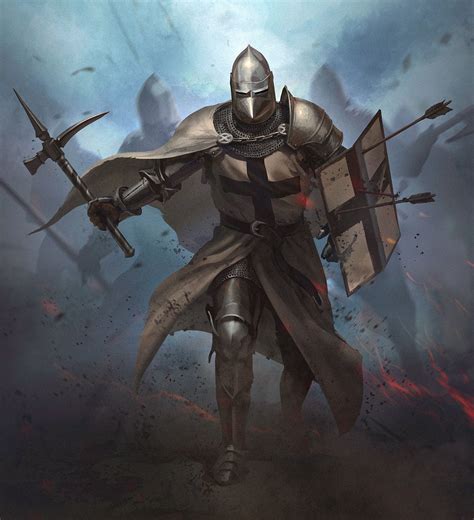 Teutonic Knight Crusader Knight Knight Art Knight Tattoo