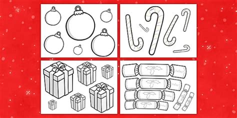 Size Ordering Colouring Sheets Christmas Resources
