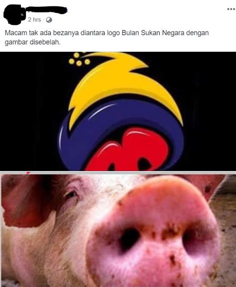 Bulan sukan negara 2019 tshirt roundneck (black). Netizen troll logo Bulan Sukan Negara mirip hidung khinzir ...