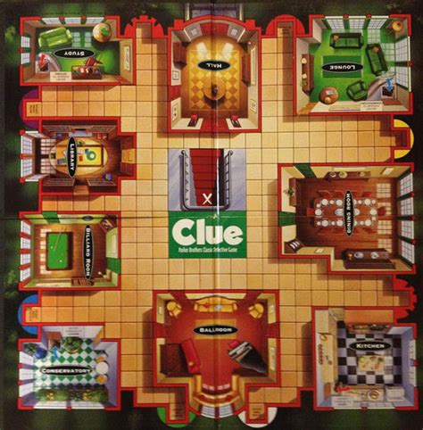 Clue Game Board 1996 By Jdwinkerman On Deviantart