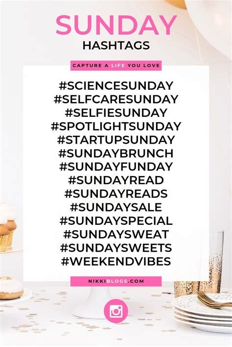 Best Days Of The Week Hashtags Instagram Guide Social Media Hashtags Social Media