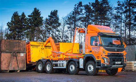 Buchanan Skip Hire Are On A Roll With A New Volvo Fmx 8×4 Hooklift