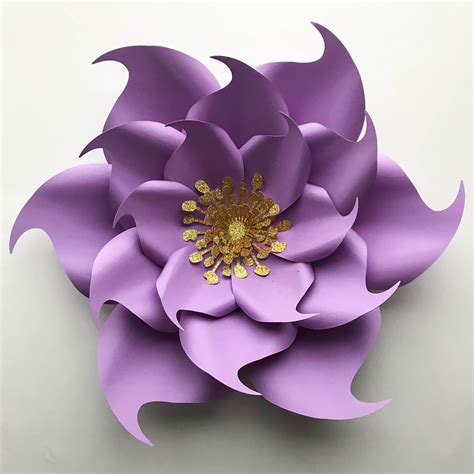 All 9 Templates Paper Flower Templates Giant Paper Paper Flower