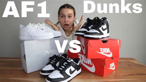 Nike Panda Dunks Vs Air Force 1 Uncovering The Major Differences