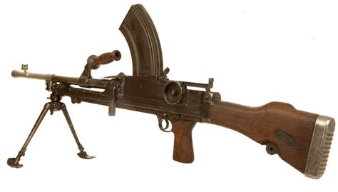 Deactivated Wwii Enfield Manufactured Bren Mki Allied Deactivated