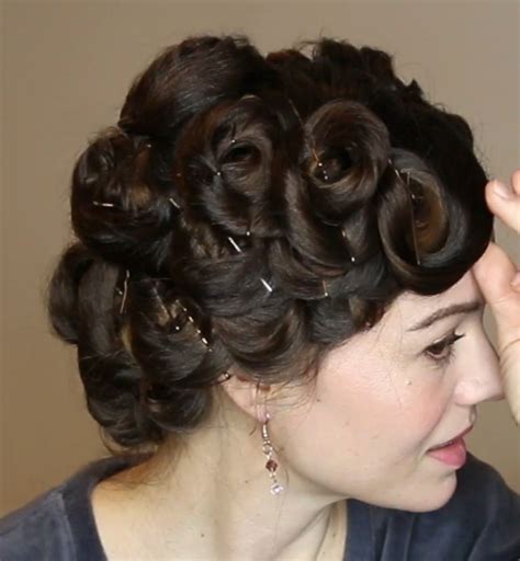 Pin Curls Tutorial A Marilyn Pin Curl Set Va Voom Vintage Vintage
