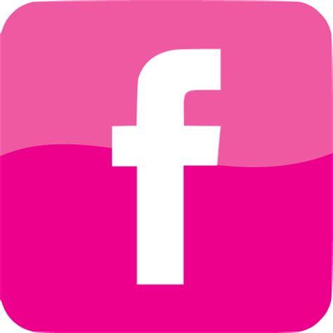 Web 2 Deep Pink Facebook 3 Icon Free Web 2 Deep Pink Social Icons