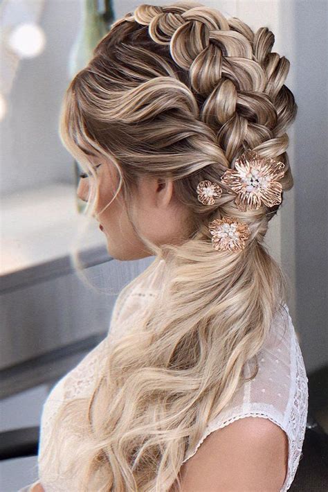 39 Adorable Braided Wedding Hair Ideas Wedding Hair Inspiration Long