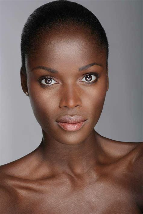 Emilie Gomis Beautiful Black Women African Beauty Dark