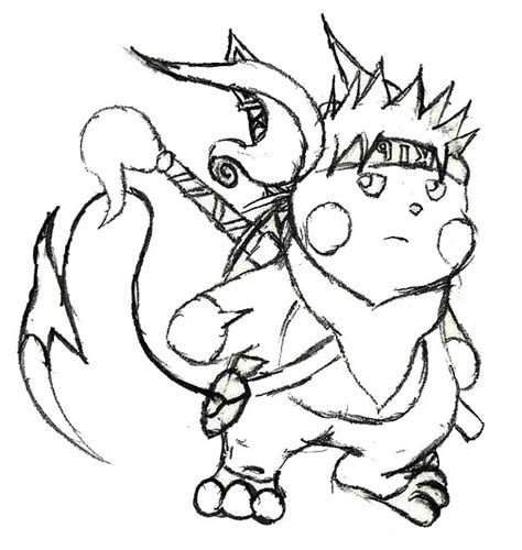 Unfortunately, raichu, along with her dancing partner wartortle and ash's sliggoo, were captured by team rocket. Naruto Raichu Coloring Page | Color Luna