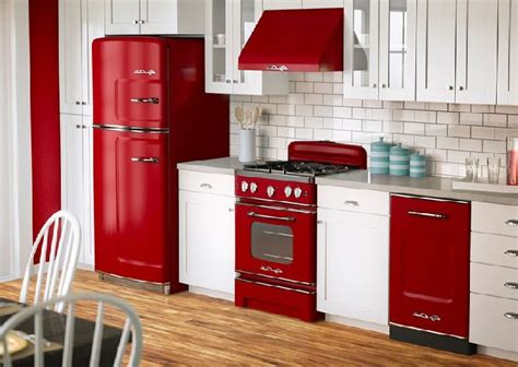 Product title 4 piece red rooster canister set w/rooster medalli. red appliances for kitchen inspiration picture from ...