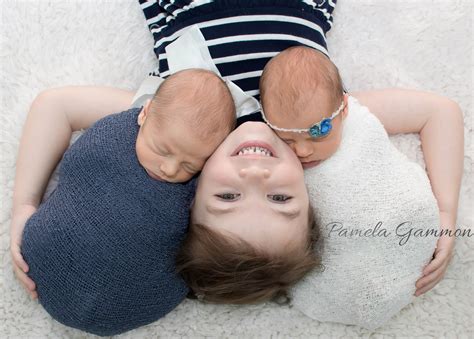 Hi Zoey And Cohen Newborn Twin Photography Pamela Gammon Photography
