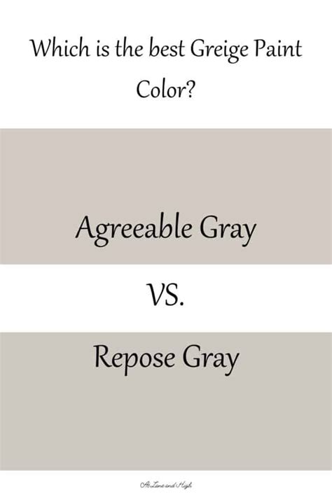 Agreeable Gray Vs Repose Gray A Deep Dive Into These Colors At Lane