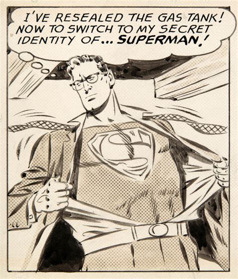 Hakes Superman Daily Strip Original Art By Wayne Boring