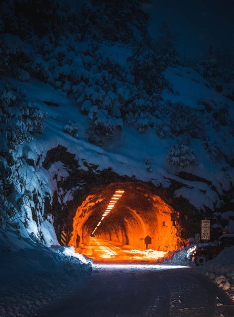 Road Tunnel In Mountain Photo Free Yosemite Valley Image On Unsplash