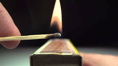 Match Stick Trick In Slow Motion Youtube