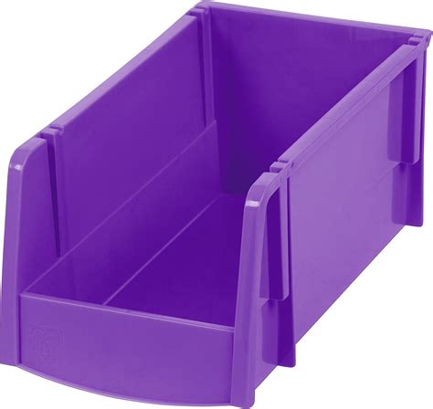 Iris Usa 588121 Iris Medium Storage Bin Purple 8 Pack