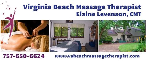 Virginia Beach Massage Therapist Elaine Levenson Cmt Updated May 2024 2004 Brickell Ct