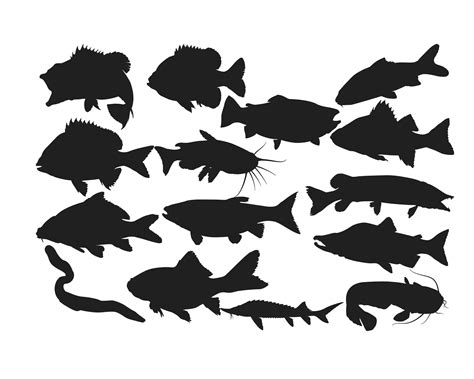 14 Silhouette Fish Clipart Pics Alade