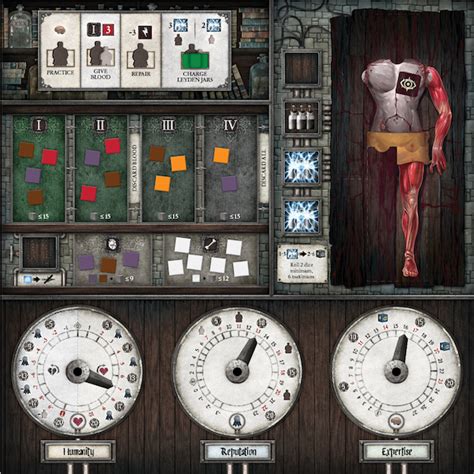 Abomination The Heir Of Frankenstein Thematic Horror Board Game