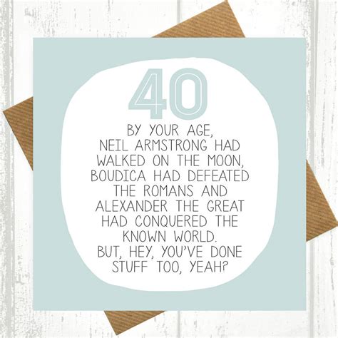 How To Make A 40th Birthday Card Printable Online