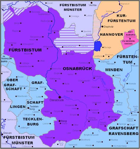 Osnabrück von mapcarta, die offene karte. interaktive Karte - interactive map - carte interactive