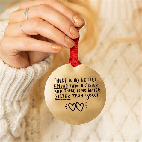 I … sn't she d. There's No Better Sister Than You Christmas Decoration By ...