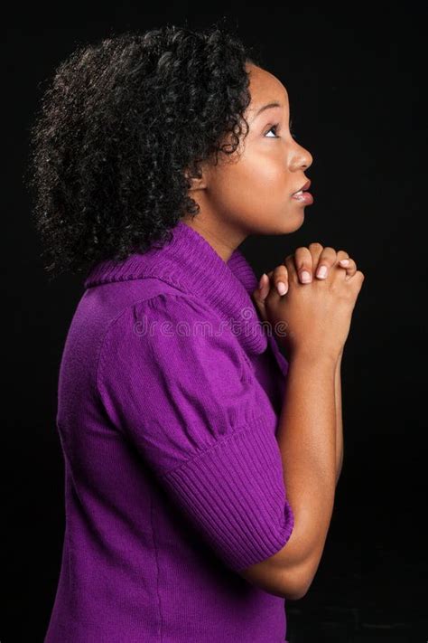 0 African American Woman Praying Free Stock Photos Stockfreeimages