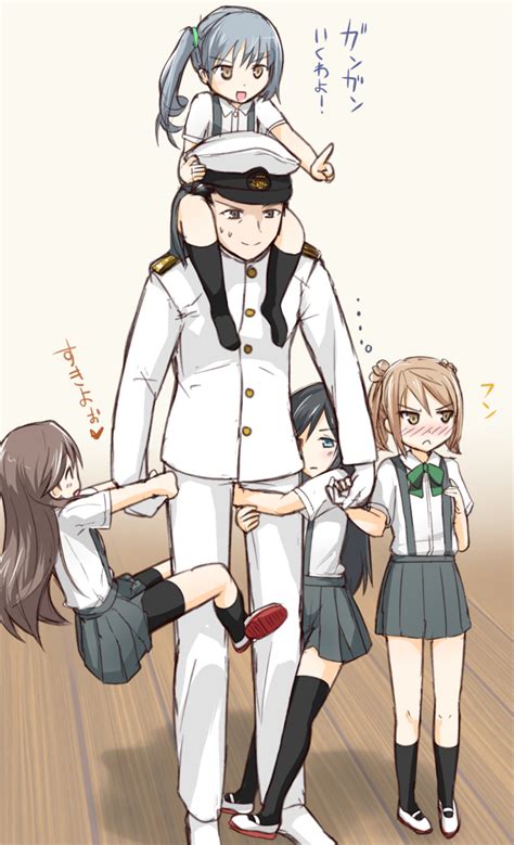 Kuase Admiral Kancolle Arashio Kancolle Asashio Kancolle Kasumi Kancolle Michishio