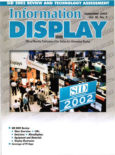 Dev Informationdisplay Id Archive 2002 September