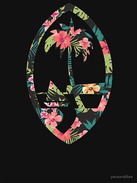 Charles alan pownall approved the seal in 1946. "Guam Seal - Floral" T-shirt by personalitee | Redbubble