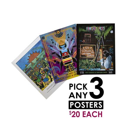 Pick 3 Fantasy Fest Posters Fantasy Fest Store