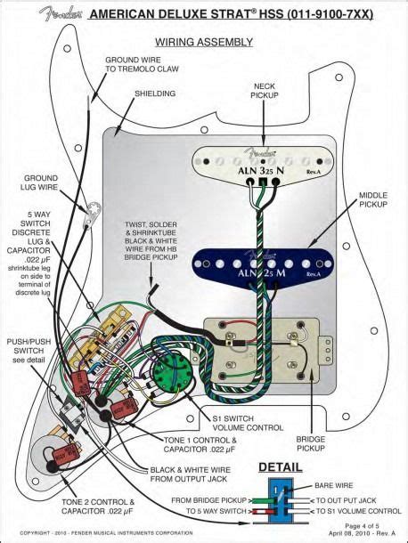 Fender Stratocaster 5 Way Switch Wiring