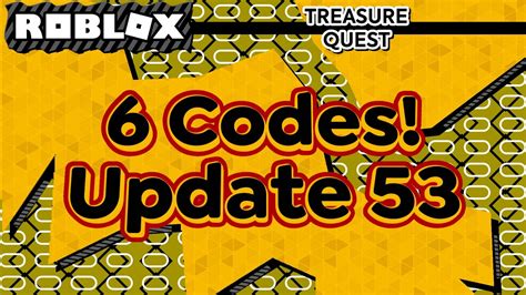 We do think that in time this will also expire, so try out these codes for treasure quest as soon as you can. 6 Codes! Update 53 | Treasure Quest (Roblox) - YouTube