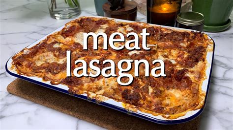 What to serve with lasagna, though? Meat Lasagna: Dinner Party Tonight - YouTube