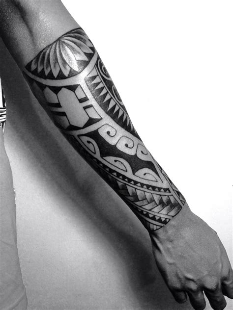 Maori Polynesian Tatouage Maorie Avant Bras Tatouage Marquisien