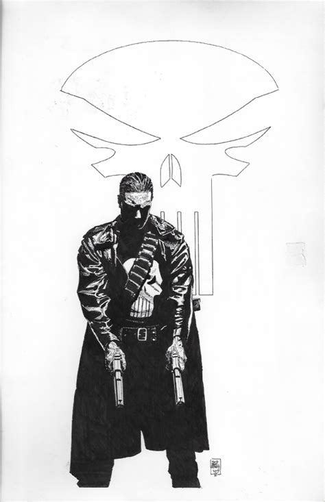 Tim Bradstreet Punisher Commission In Edward Chus My Gallery Comic