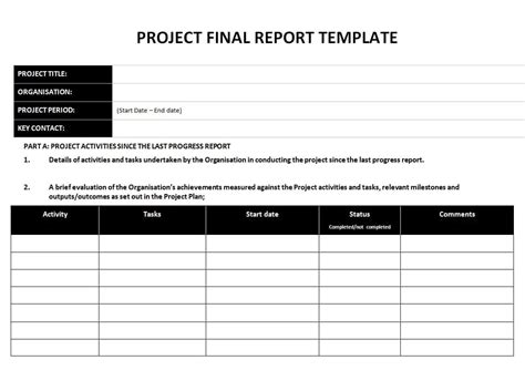 12 Free Project Report Templates Word Pdf Pptx Word Excel Templates