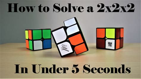 How To Solve A 2x2 Rubiks Cube Using Ortega Crazy Fast Method