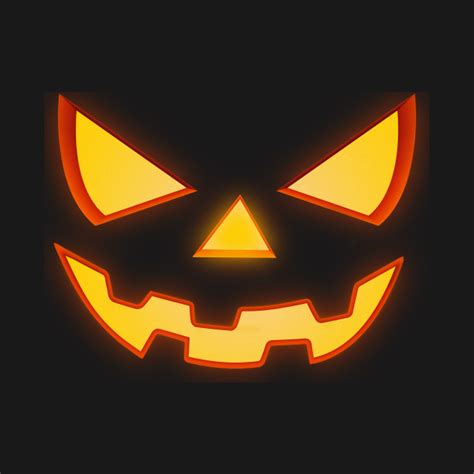 Scary Halloween Horror Pumpkin Face Horror T Shirt Teepublic