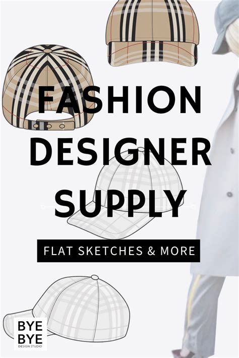 A Large Library Of Flat Sketches And Other Tools For Fashion Designers