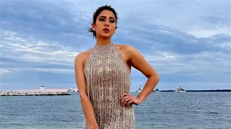 Cannes 2023 Sara Ali Khan Goes Glam For Vanity Fair And Red Sea Film