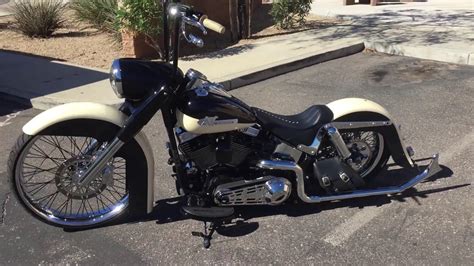 Softail Conversion Dirty Bird Style - YouTube