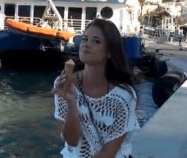 Sexy Girl Eats Ice Cream Cone Gif WiffleGif