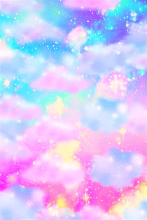 Cotton Candy Clouds Galaxy Wallpaper Pretty Wallpapers Backgrounds