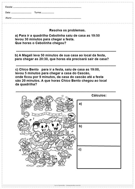 Atividade Junina 3 Ano