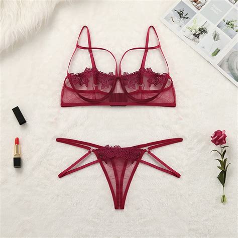 Sexy Underwear Sets Women Lace Perspective Erotic Sexy Lingerie